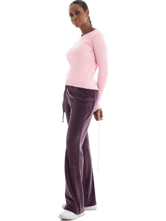 Women's Long Sleeve Sweater Pink