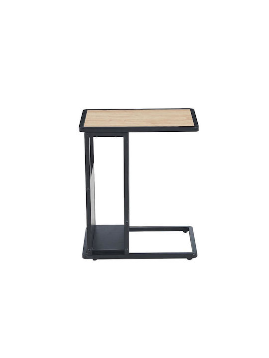 Rectangular Metal Side Table Metal M50xW30xH60cm 35731