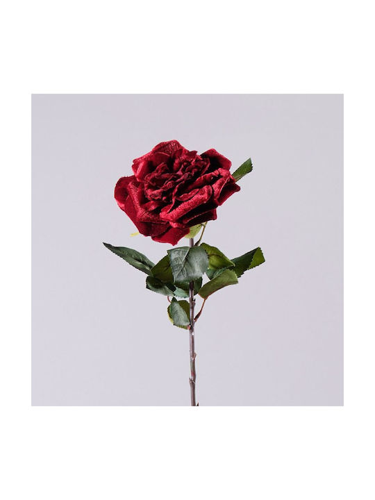 Artificial Decorative Branch Rose Red 63cm Supergreens