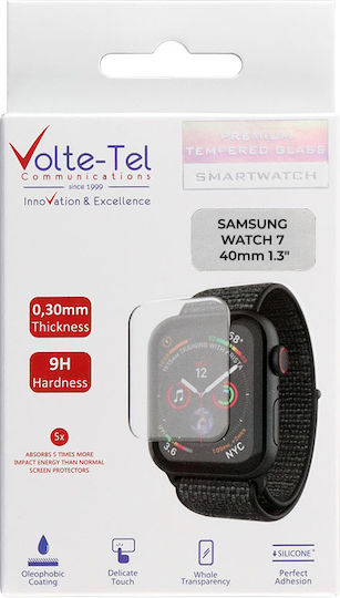 Volte-Tel Gehärtetes Glas für das Galaxy Watch7 40 mm 1Stück 8368189