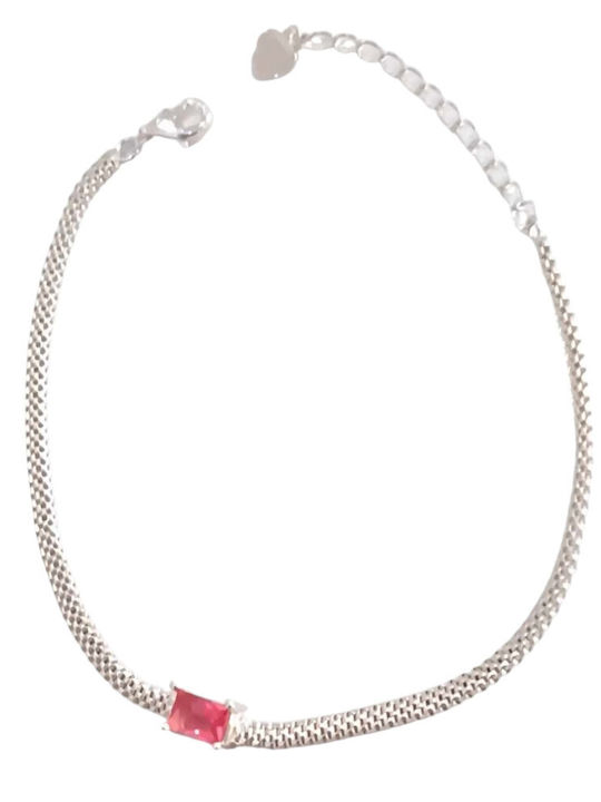 Prince Silvero Women's Silver Bracelet with Zircon 20cm