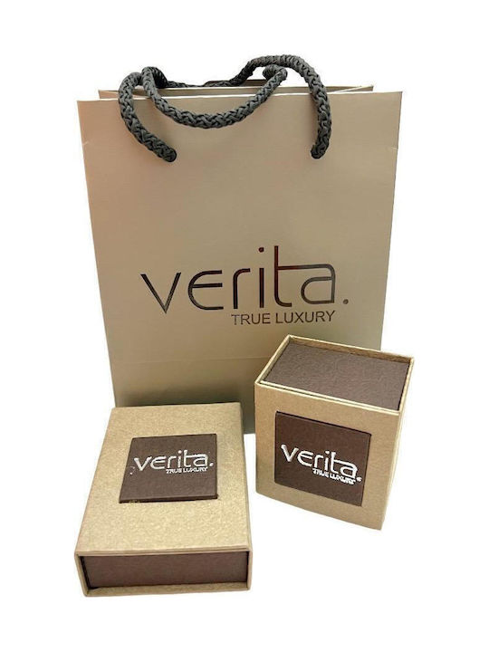 Verita Damen Ring mit Zirkonia aus Silber Vergoldet