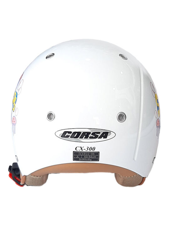 Corsa CX300 Παιδικό Κράνος Μηχανής Jet ECE 22.06 750gr