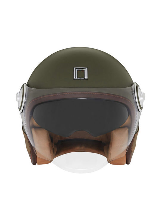 Nox Heritage Motorcycle Helmet Jet ECE 22.06 with Sunvisor