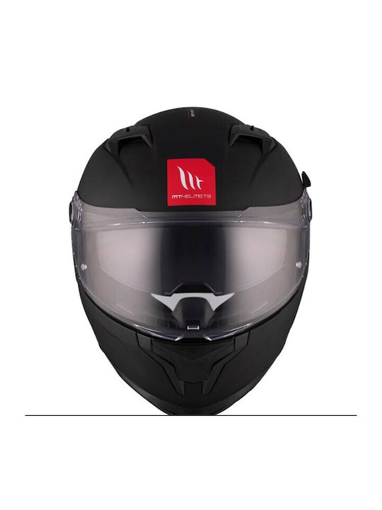 MT Braker SV Black Matt Motorcycle Helmet Full Face ECE 22.06 1600gr with Sunvisor