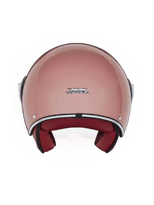 Nox Idol Pink Glod Motorcycle Helmet Jet ECE 22.06