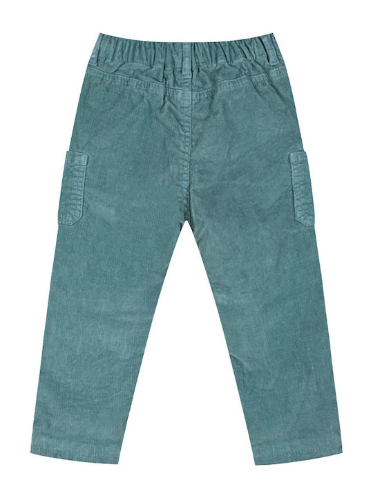 Energiers Kids' Corduroy Pants Green of the Desert