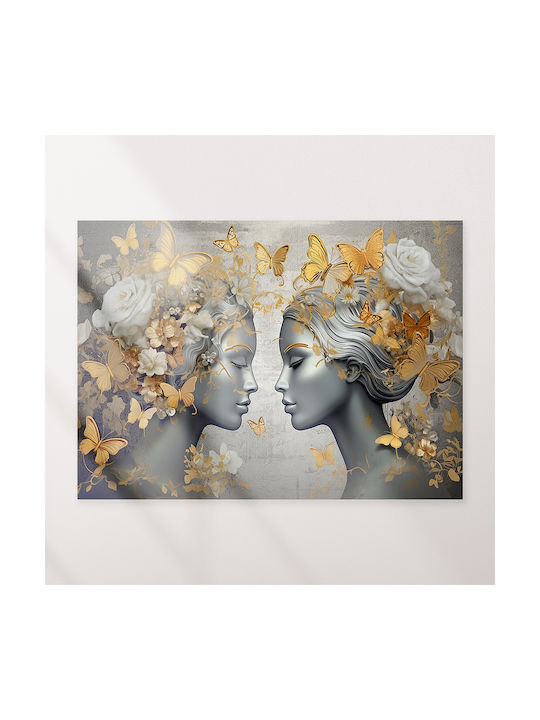 Canvas Painting Women Butterflies Knv2450 80cm X 120cm