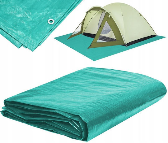 Waterproof Laminated Polyethylene Tarpaulin 4x4m Green