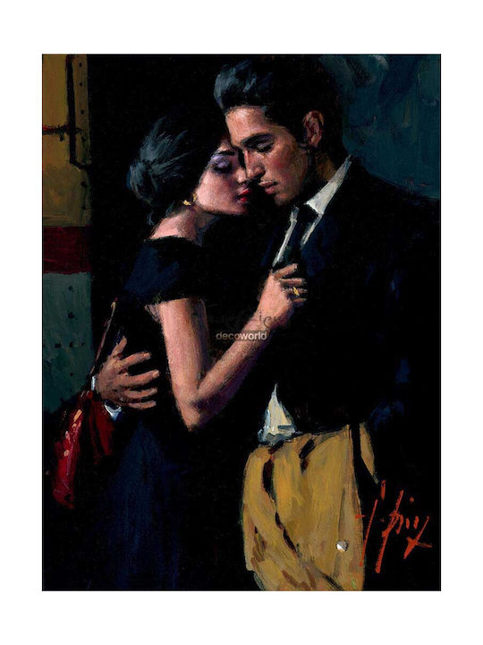 Με Ζευγάρι Πίνακας σε Καμβά 30x40cm knv476