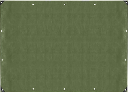 Laminated Waterproof Polyethylene Tarp 120g/m2 4x8m Green