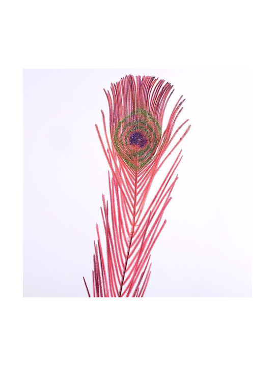 Dekorative Feder Pfau Red 102cm Supergreens