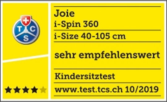 Joie I-Spin 360 Καθισματάκι Αυτοκινήτου i-Size με Isofix Coal 0-18 kg