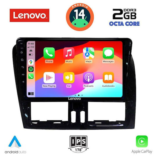 Lenovo Автомобилна Аудио Система (Блутут/USB/AUX/WiFi/GPS/Apple-Carplay/Android-Auto) с Тъчскрийн 9"