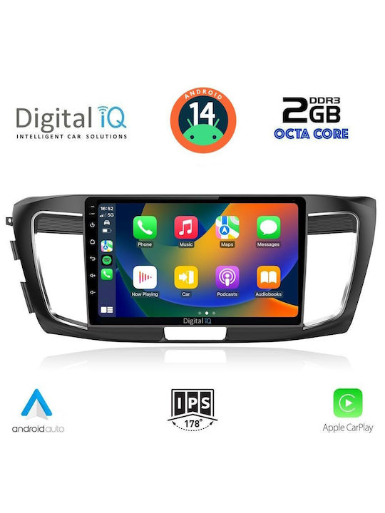 Digital IQ Car Audio System for Honda Accord 2008-2013 (Bluetooth/USB/AUX/WiFi/GPS) with Touch Screen 9"