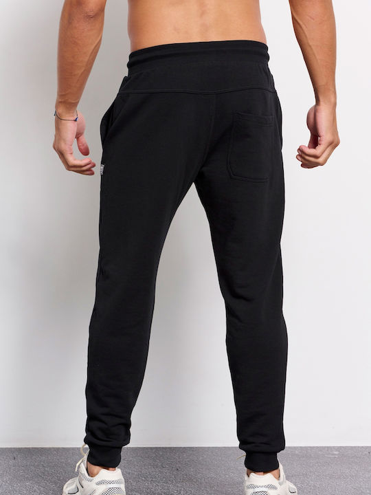 BodyTalk Men's Sweatpants with Rubber Black