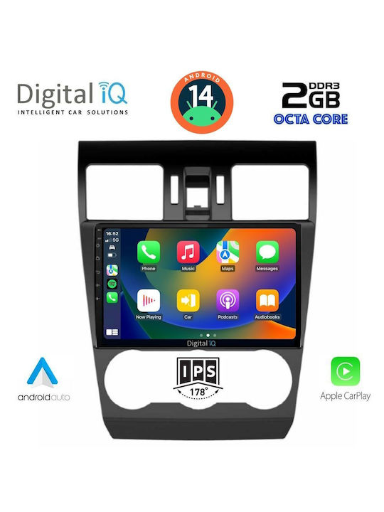 Digital IQ Car Audio System for Subaru Forester / Impreza 2013-2019 (Bluetooth/USB/AUX/WiFi/GPS) with Touch Screen 9"