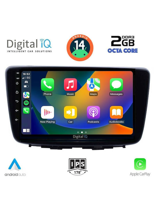 Digital IQ Car Audio System for Suzuki Baleno 2016-2022 (Bluetooth/USB/WiFi/GPS) with Touch Screen 9"