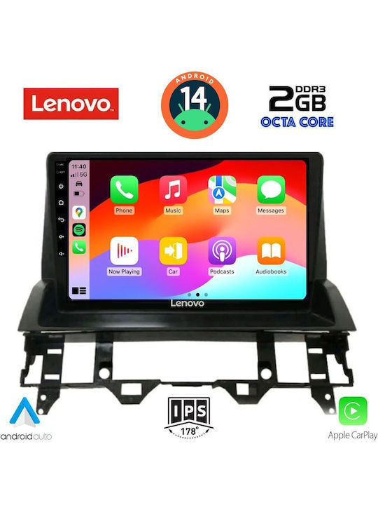 Lenovo Car Audio System for Mazda 6 2002-2008 (Bluetooth/USB/AUX/WiFi/GPS) with Touch Screen 10"