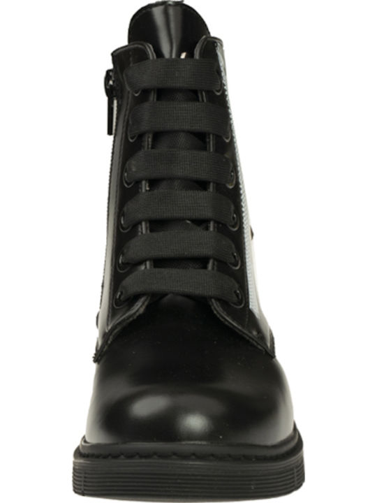 Kids Boots with Zipper Black