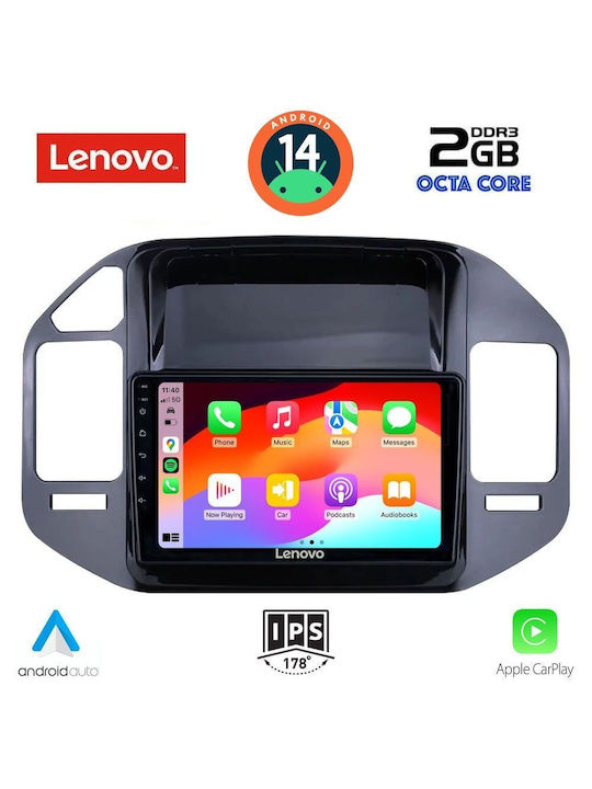 Lenovo Car Audio System for Mitsubishi Pajero 1999-2006 (Bluetooth/USB/AUX/WiFi/GPS) with Touch Screen 9"