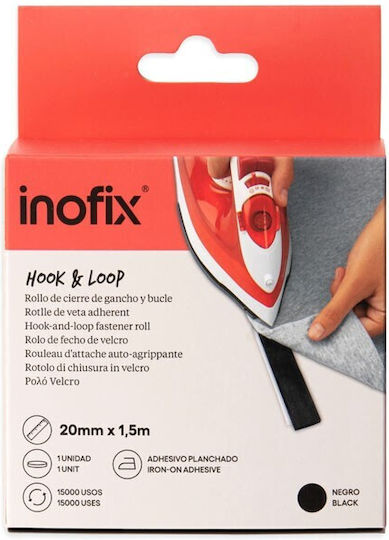 Inofix Изолационна лента 20мм x 1.5м Черен