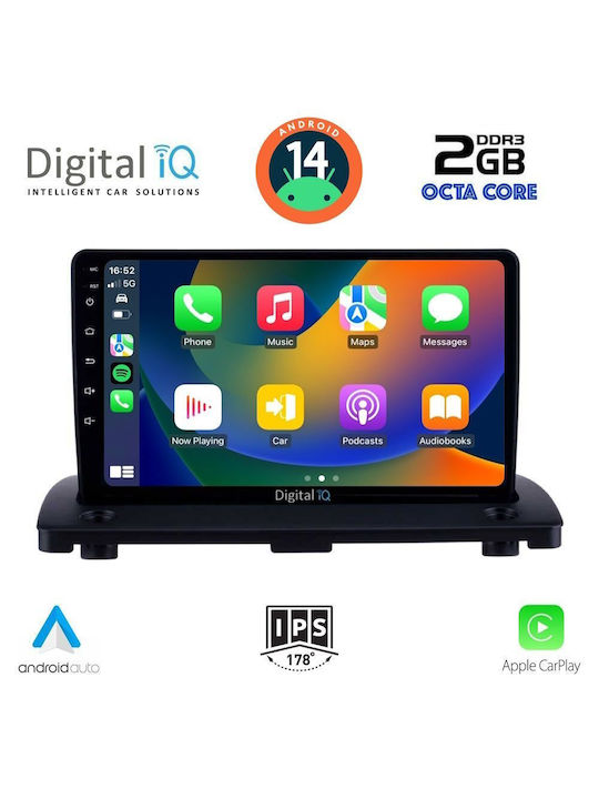 Digital IQ Car Audio System for Volvo XC 90 2002-2014 (Bluetooth/USB/AUX/WiFi/GPS) with Touch Screen 9"