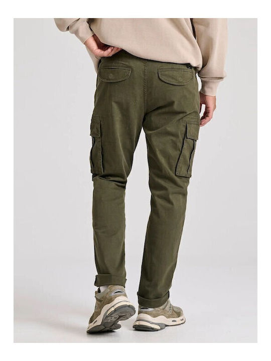 Funky Buddha Παντελόνι Cargo Dusty Olive Khaki