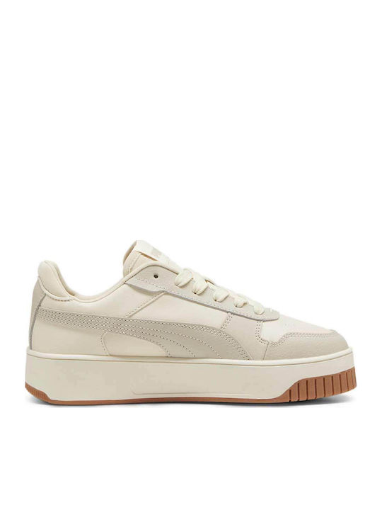 Carina Street Damen Sneakers Beige