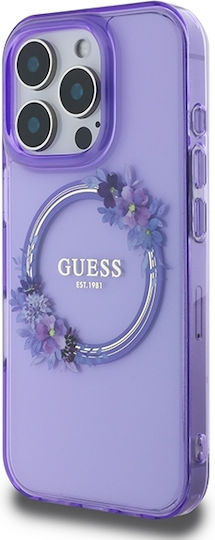 Guess Back Cover Purple (iPhone 16 Pro Max)