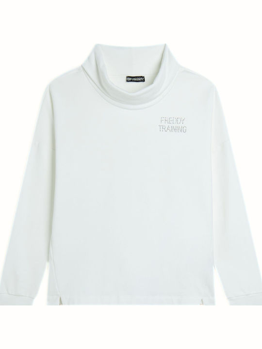 Sweatshirt Long Women's Sweatshirt White
