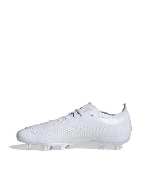 adidas Predator Club Fußballschuhe mit Stollen Weiß