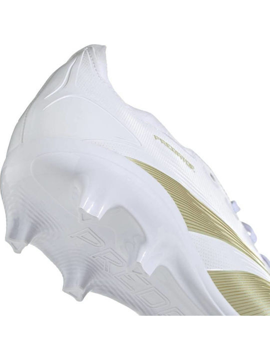 adidas Predator Club Fußballschuhe mit Stollen Weiß