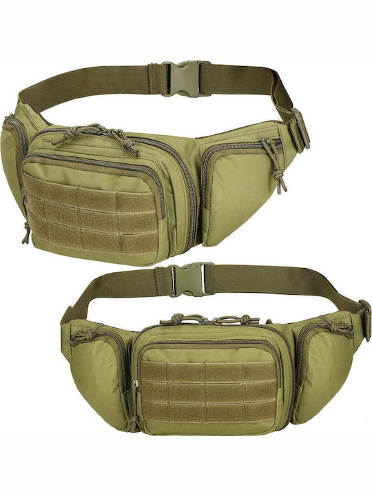 Geantă de Umăr Spațioasă Impermeabilă Unisex 43x15cm Verde