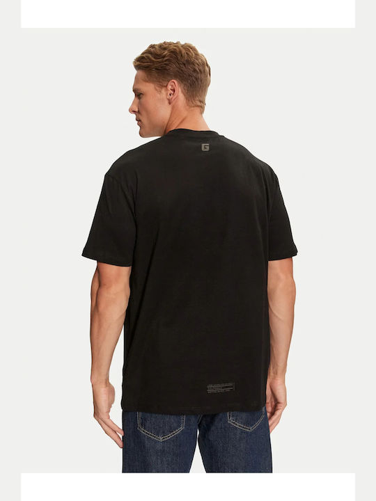 Guess I3z14 Herren T-Shirt Kurzarm Jet Black