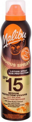 Malibu Spf15 Protective Balm 175ml + After Sun Spray Balm 200ml
