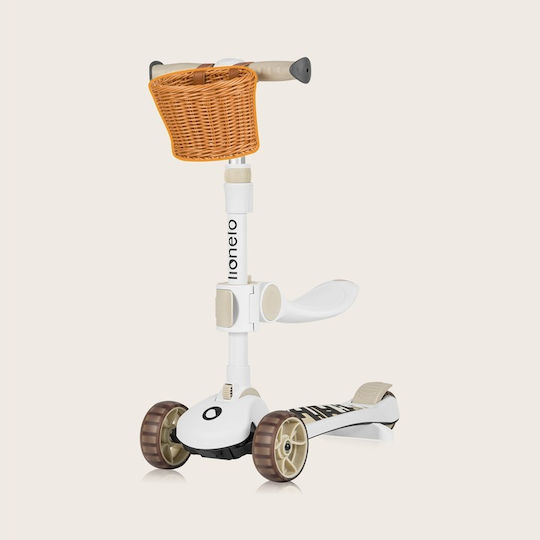 Lionelo Kinderroller Klappbar Franky 3-Rad mit Sitz für 12 Monate Rosa