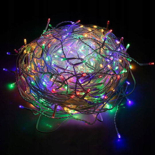 300 Λαμπάκια LED 12μ. Πολύχρωμα τύπου Κουρτίνα