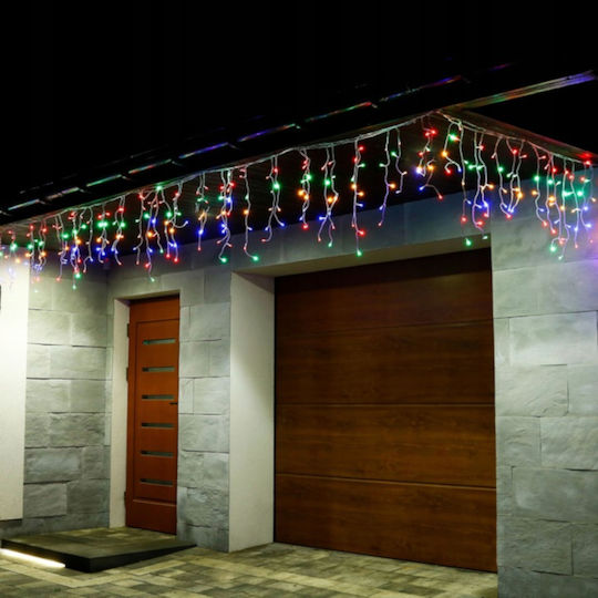 300 Λαμπάκια LED 12μ. Πολύχρωμα τύπου Κουρτίνα