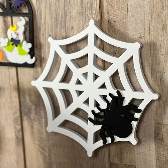 Hanging Spider Web 25cm