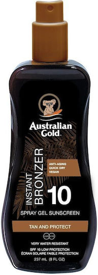 Australian Gold Спрей Гел Бронзант Spf10 + Алое След Слънце