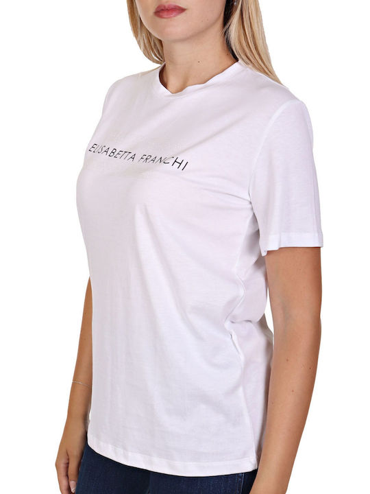 Elisabetta Franchi Damen T-shirt White