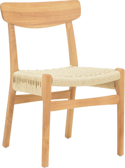 Eaprine Wooden Dining Room Chair Natural 49x53x77cm