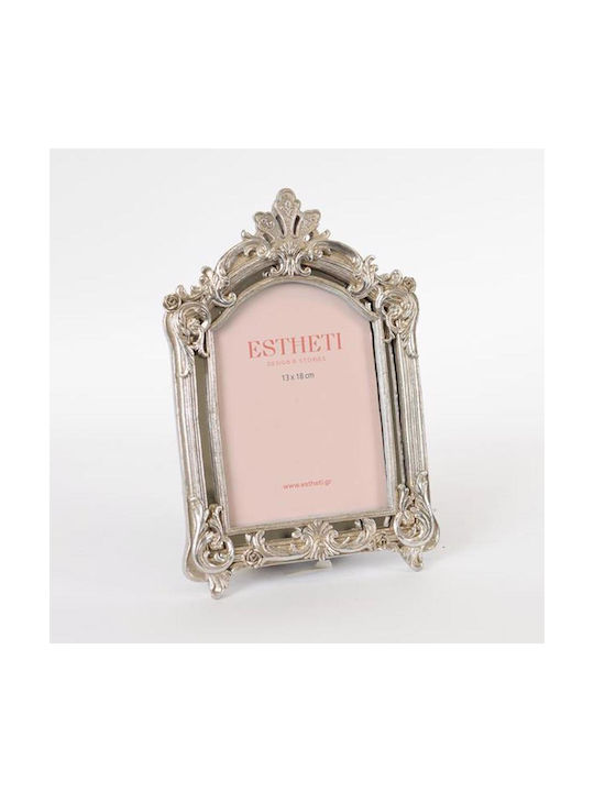 Estheti Home Resin Antique Silver Frame 13x18cm 18.7x2.2x28cm 756-12040