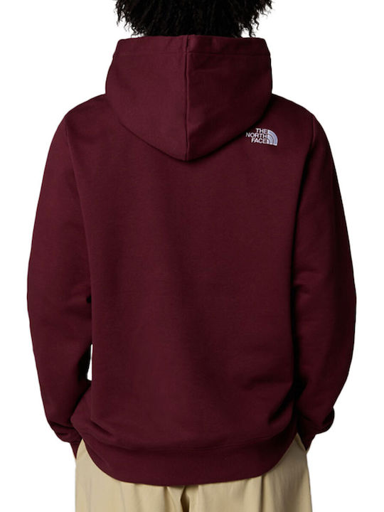 Drew Sweatshirt with Hood Burgundy