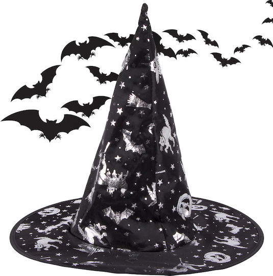 De carnaval Pălărie Argintiu pentru Halloween 1buc