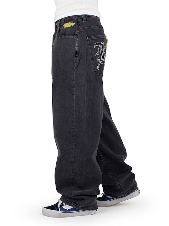 Homeboy Women's Jean Trousers in Baggy Line Gray