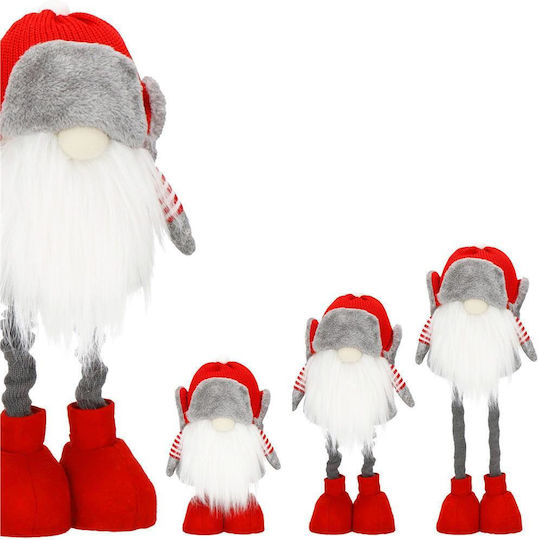 Figurină de Crăciun Elf Picioare Telescopice Înălțime Reglabilă 32-50cm