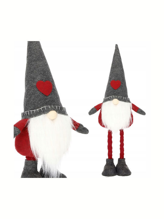 Weihnachtsfigur Elf Teleskopbeine Höhenverstellbar 52-67cm