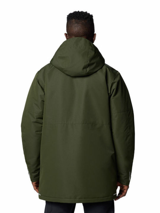 Columbia Men's Winter Parka Jacket Waterproof Green